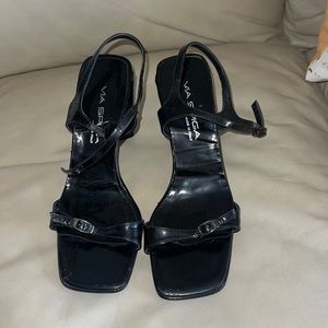 Via spiga black heels.